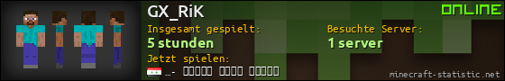 Benutzerleisten 560x90 für GX_RiK