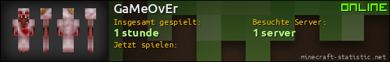 Benutzerleisten 560x90 für GaMeOvEr