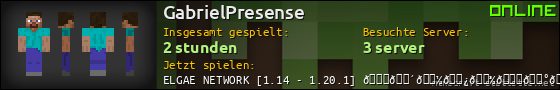 Benutzerleisten 560x90 für GabrielPresense