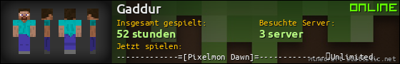 Benutzerleisten 560x90 für Gaddur
