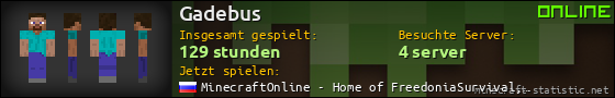 Benutzerleisten 560x90 für Gadebus