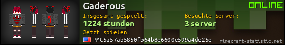 Benutzerleisten 560x90 für Gaderous