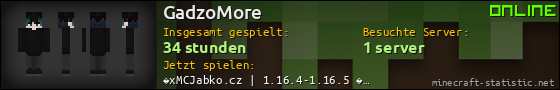 Benutzerleisten 560x90 für GadzoMore