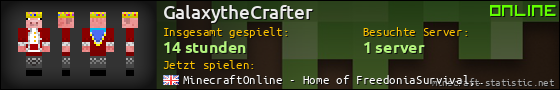 Benutzerleisten 560x90 für GalaxytheCrafter