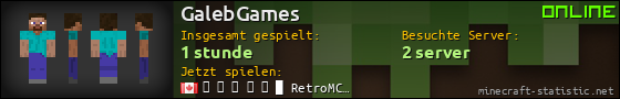 Benutzerleisten 560x90 für GalebGames