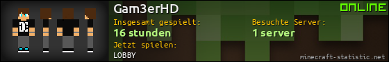 Benutzerleisten 560x90 für Gam3erHD