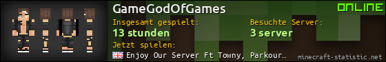 Benutzerleisten 560x90 für GameGodOfGames