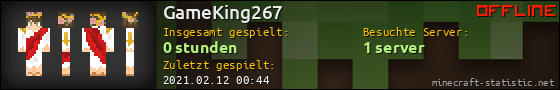 Benutzerleisten 560x90 für GameKing267