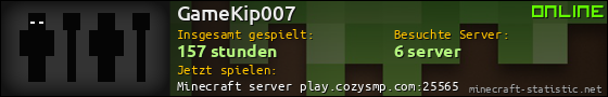 Benutzerleisten 560x90 für GameKip007