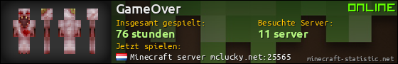 Benutzerleisten 560x90 für GameOver