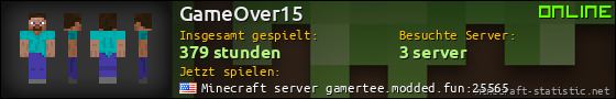 Benutzerleisten 560x90 für GameOver15