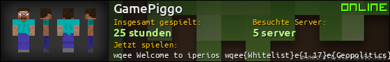 Benutzerleisten 560x90 für GamePiggo