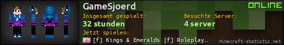 Benutzerleisten 560x90 für GameSjoerd