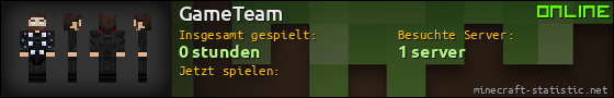 Benutzerleisten 560x90 für GameTeam