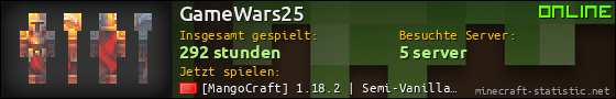 Benutzerleisten 560x90 für GameWars25