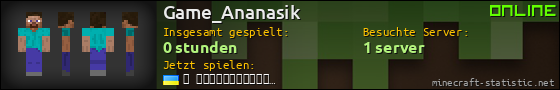 Benutzerleisten 560x90 für Game_Ananasik