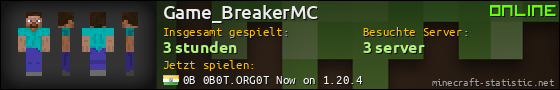 Benutzerleisten 560x90 für Game_BreakerMC