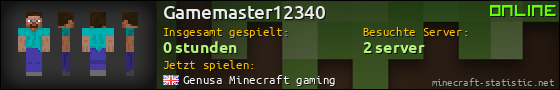 Benutzerleisten 560x90 für Gamemaster12340