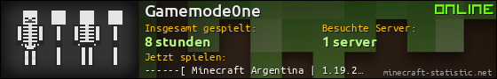 Benutzerleisten 560x90 für Gamemode0ne