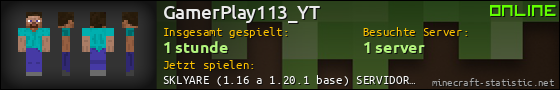 Benutzerleisten 560x90 für GamerPlay113_YT