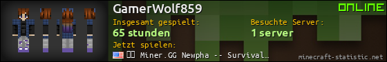 Benutzerleisten 560x90 für GamerWolf859