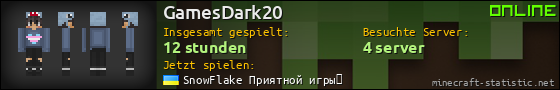 Benutzerleisten 560x90 für GamesDark20