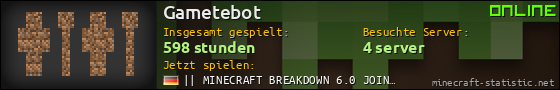 Benutzerleisten 560x90 für Gametebot