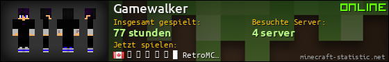 Benutzerleisten 560x90 für Gamewalker