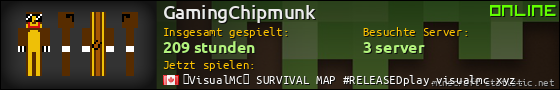 Benutzerleisten 560x90 für GamingChipmunk