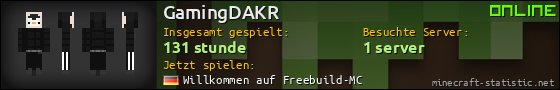 Benutzerleisten 560x90 für GamingDAKR