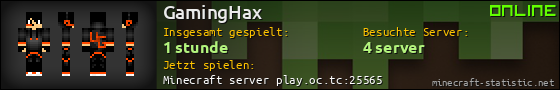 Benutzerleisten 560x90 für GamingHax
