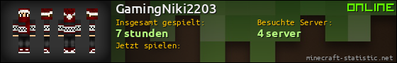 Benutzerleisten 560x90 für GamingNiki2203