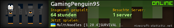 Benutzerleisten 560x90 für GamingPenguin95