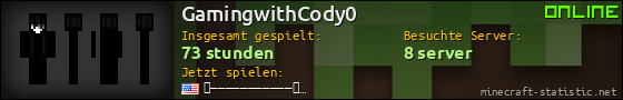 Benutzerleisten 560x90 für GamingwithCody0