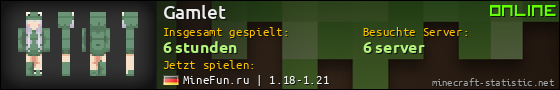 Benutzerleisten 560x90 für Gamlet