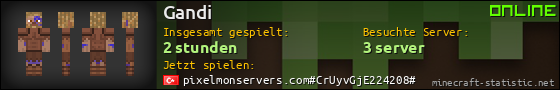 Benutzerleisten 560x90 für Gandi