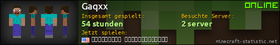 Benutzerleisten 560x90 für Gaqxx