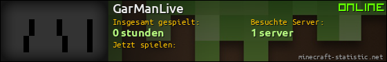 Benutzerleisten 560x90 für GarManLive