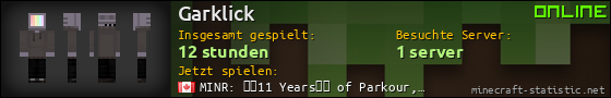 Benutzerleisten 560x90 für Garklick