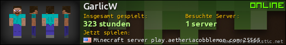 Benutzerleisten 560x90 für GarlicW