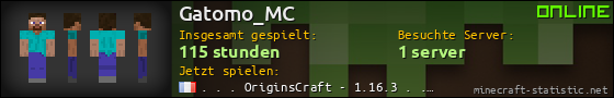 Benutzerleisten 560x90 für Gatomo_MC