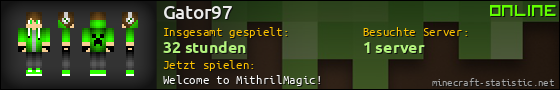 Benutzerleisten 560x90 für Gator97