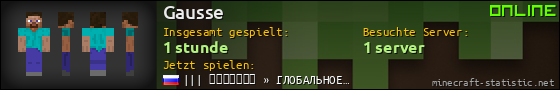 Benutzerleisten 560x90 für Gausse