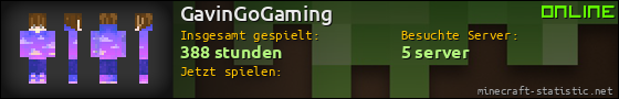 Benutzerleisten 560x90 für GavinGoGaming