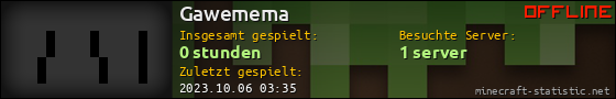Benutzerleisten 560x90 für Gawemema