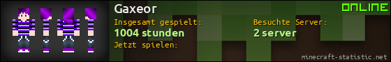 Benutzerleisten 560x90 für Gaxeor