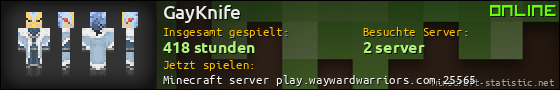 Benutzerleisten 560x90 für GayKnife