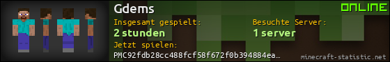 Benutzerleisten 560x90 für Gdems
