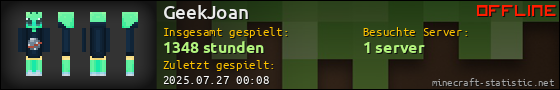 Benutzerleisten 560x90 für GeekJoan
