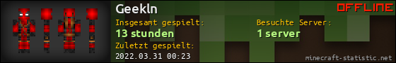 Benutzerleisten 560x90 für Geekln